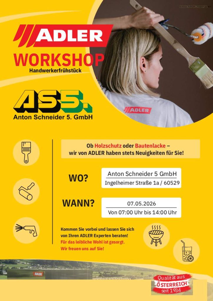 Handwerkerfrühstück am 7. Mai 2026